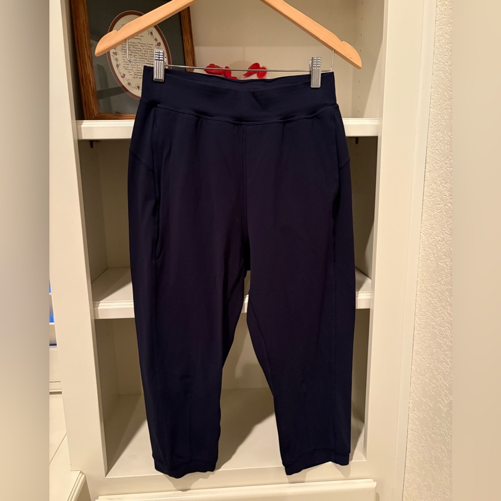 Lululemon Rejuvenate Crop Super Soft *18" Navy Blue Size 4